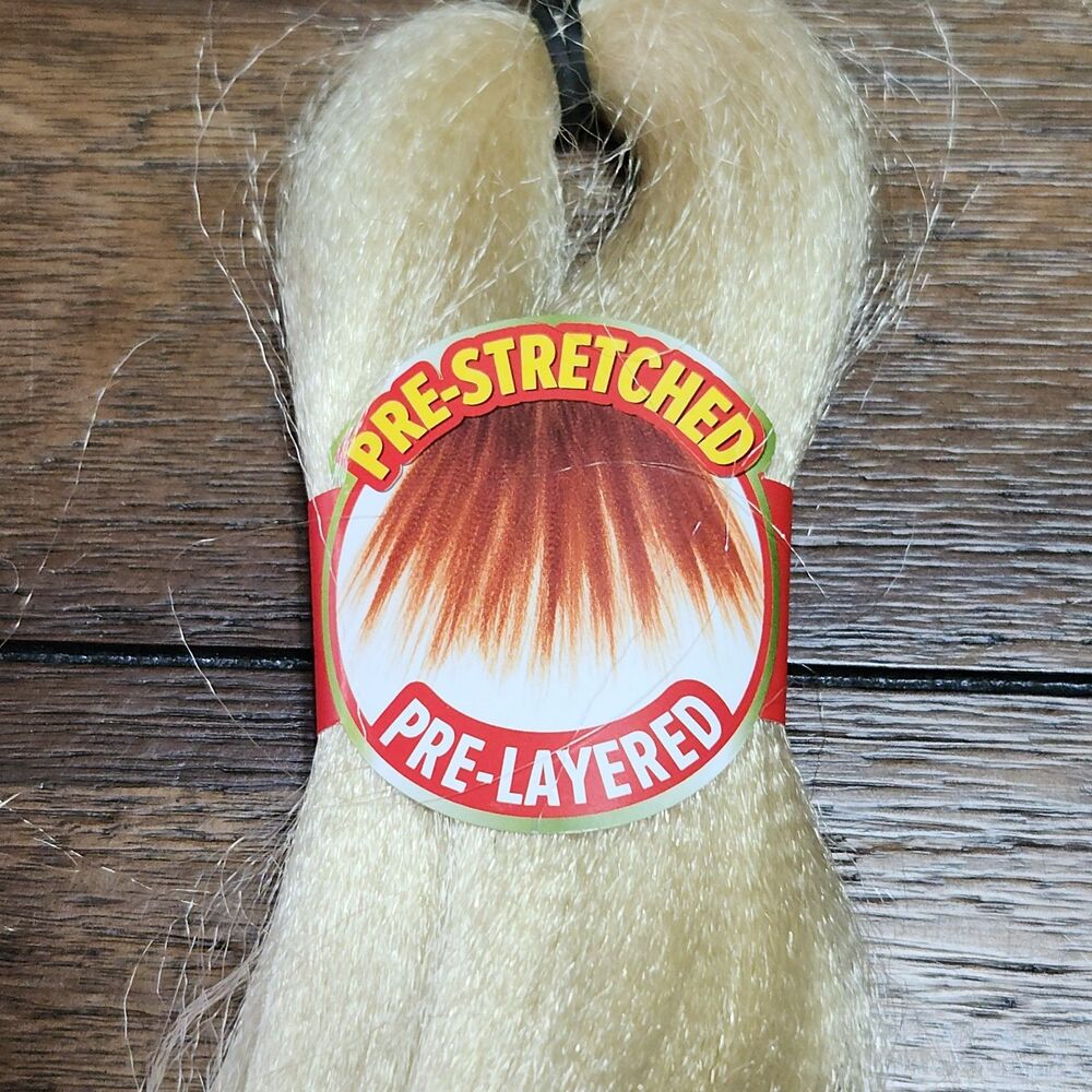 Set Of 2 Pre-Stretched, Pre-Layered 52" Blond, & Light Brown